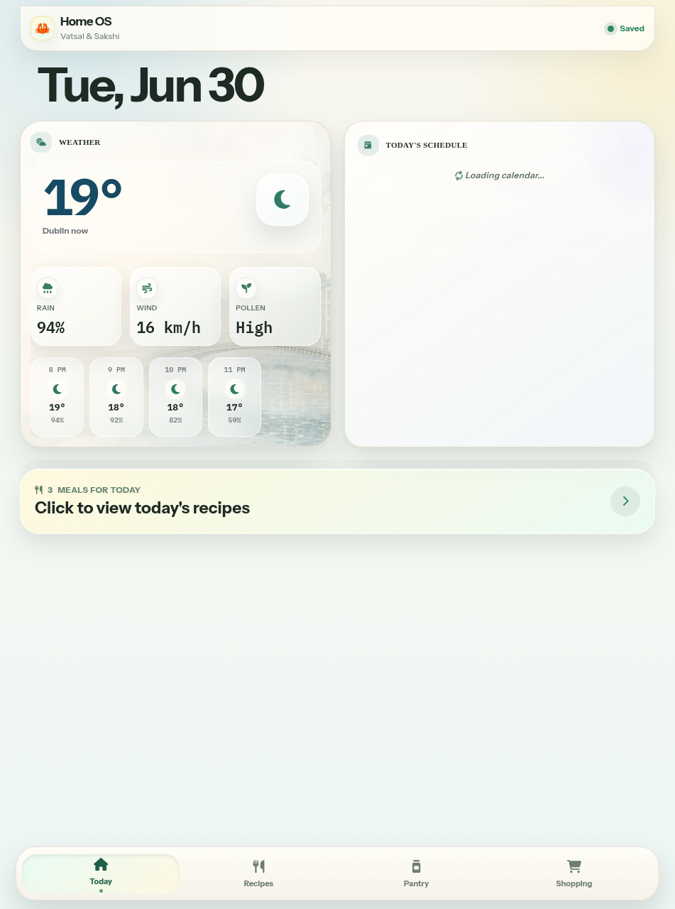 Home OS app